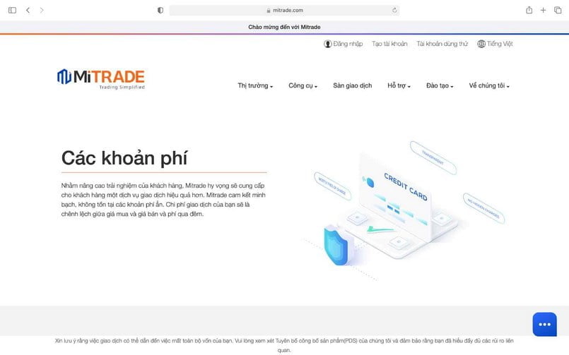 Website giao dịch chính