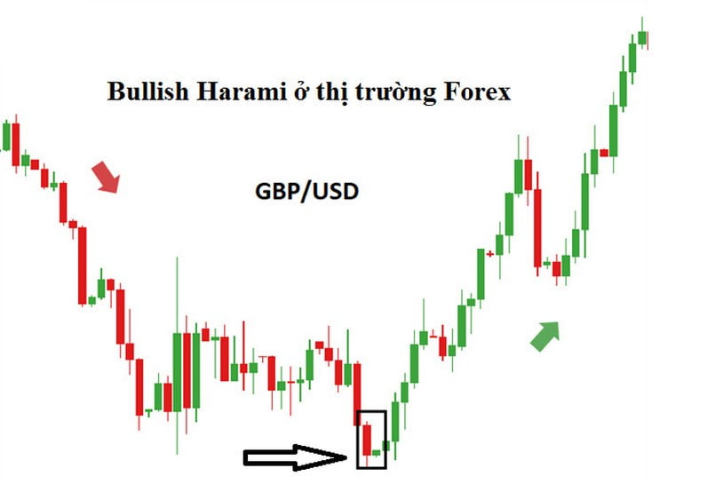 Bullish Harami tại thị trường Forex