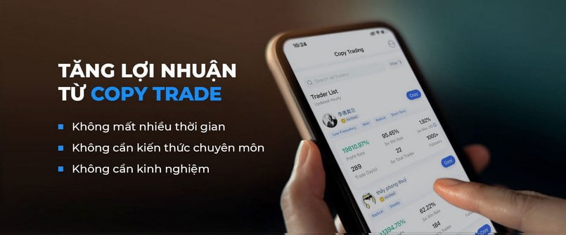 Đầu tư sàn copy trade mang lợi nhuận tốt