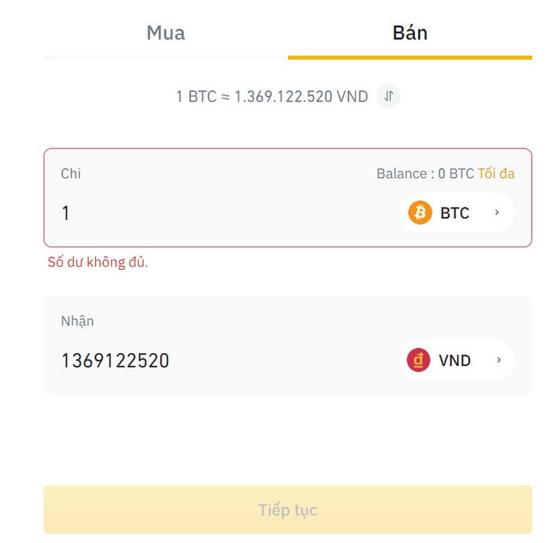 Mua và bán trên sàn PhoBitcoin